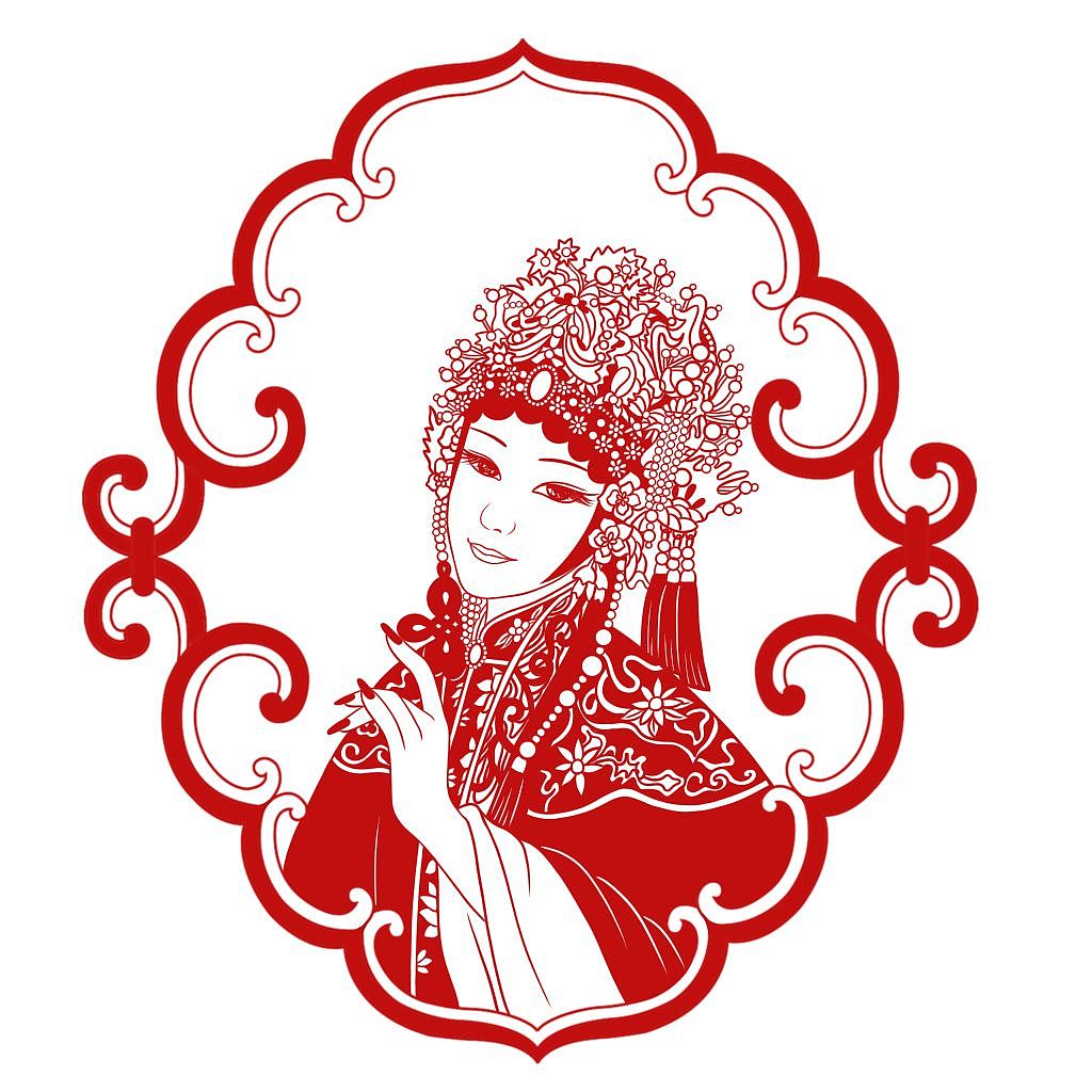 戏曲人物剪纸（图ZMzMyNzE0ODI4） - 其他手工艺 - 站酷设计师一个人风景原创素材 - 站酷ZCOOL
