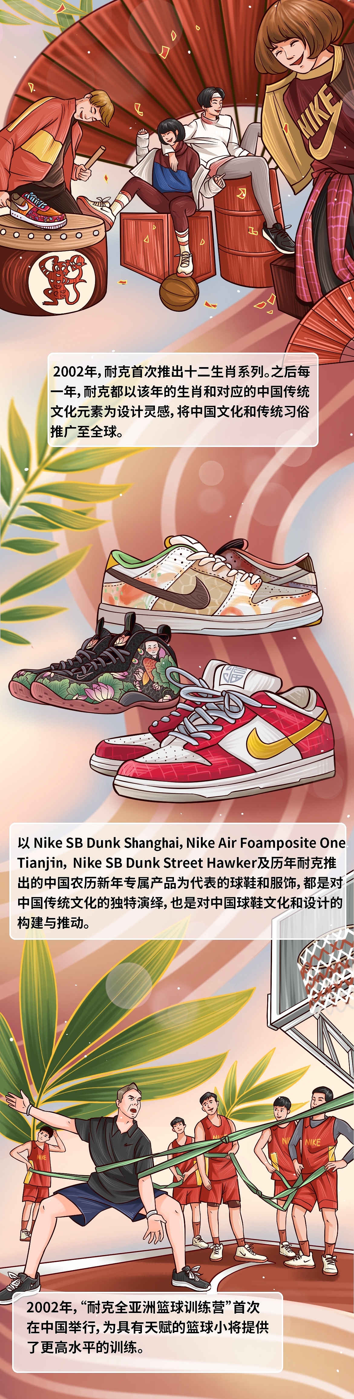 耐克40周年（图ZMjg2MzQ5NzUy） - 商业插画 - 站酷设计师鹿xx原创素材 - 站酷ZCOOL