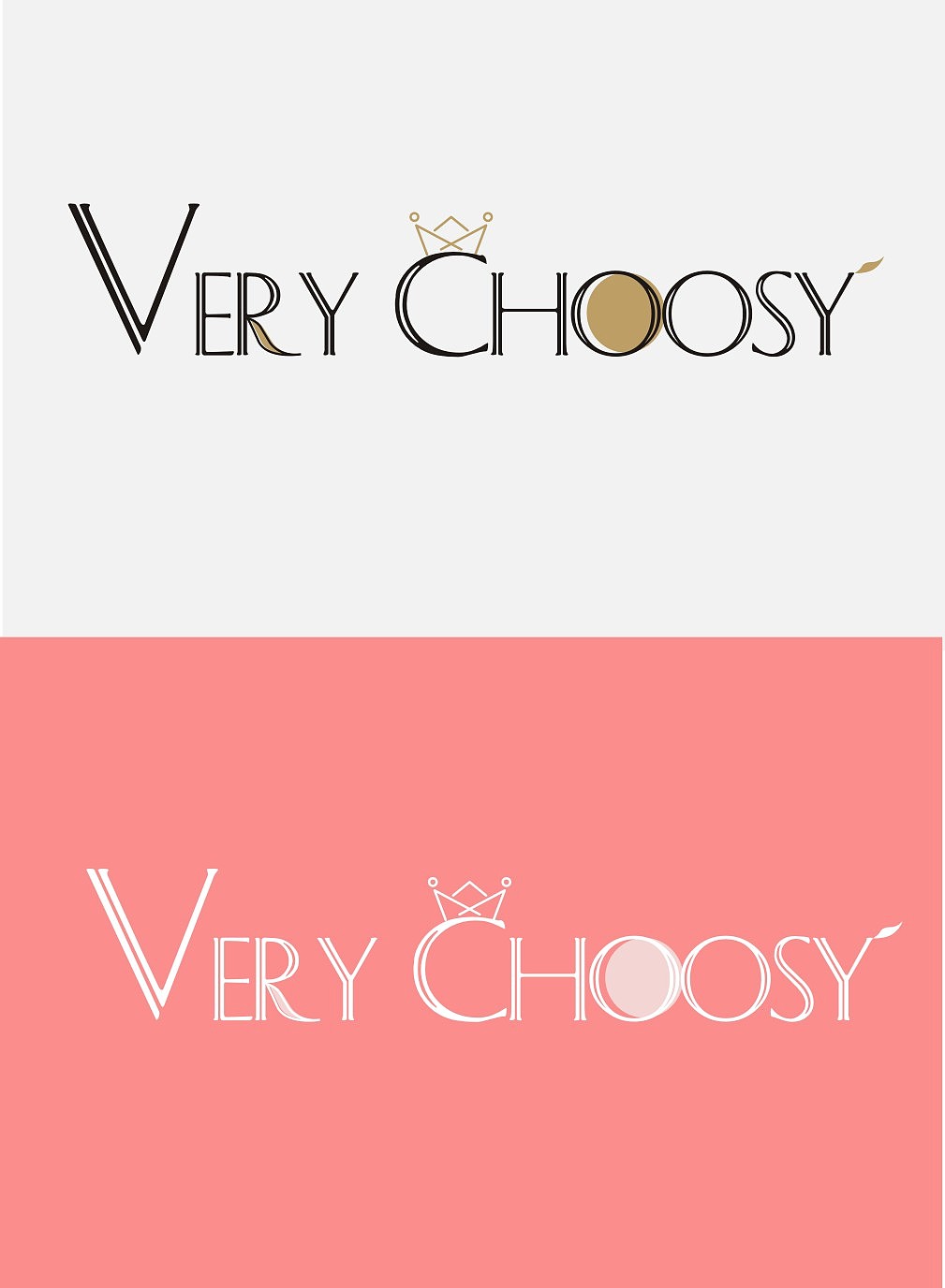 女装LOGO设计 very choosy