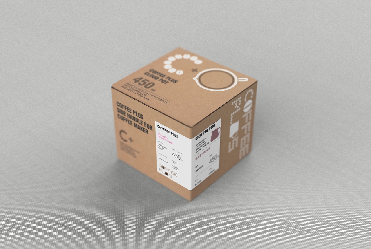 coffee plus咖啡壶设计（图ZMTUwNjg3MDYw） - 包装 - 站酷设计师出圈视觉原创素材 - 站酷ZCOOL