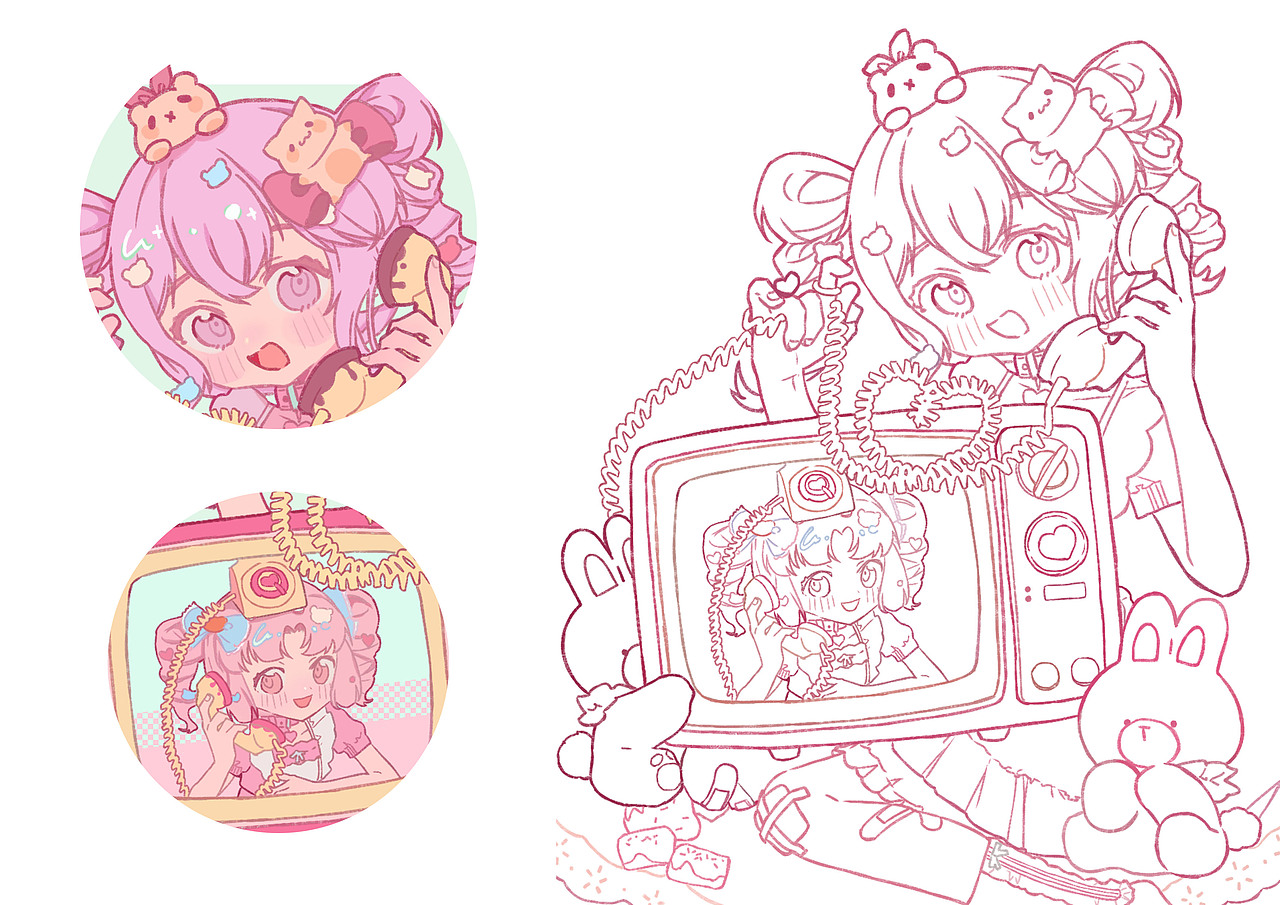 2022年度个人插画作品——练习及个人稿件展示（图ZMzUwNzgwOTg4） - 艺术插画 - 站酷设计师火火HOTARU原创素材 - 站酷ZCOOL