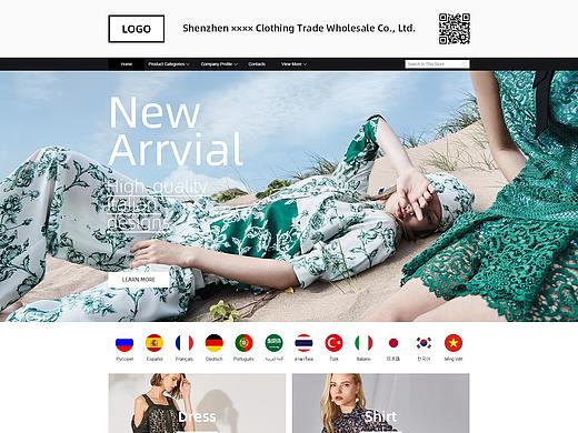 女裝旺鋪首頁模板（個人主頁-ZMzg3NTQzMTY=） - 電商 - 站酷設(shè)計師橙風(fēng)航設(shè)計原創(chuàng)素材 - 站酷ZCOOL