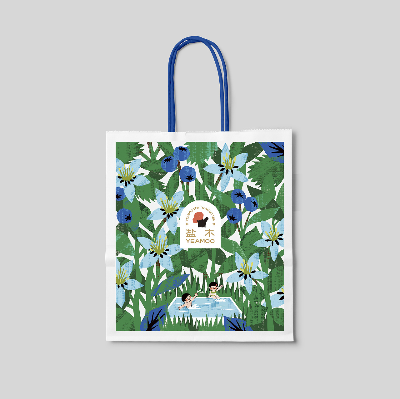yeamoo盐木 i 纸袋插画设计