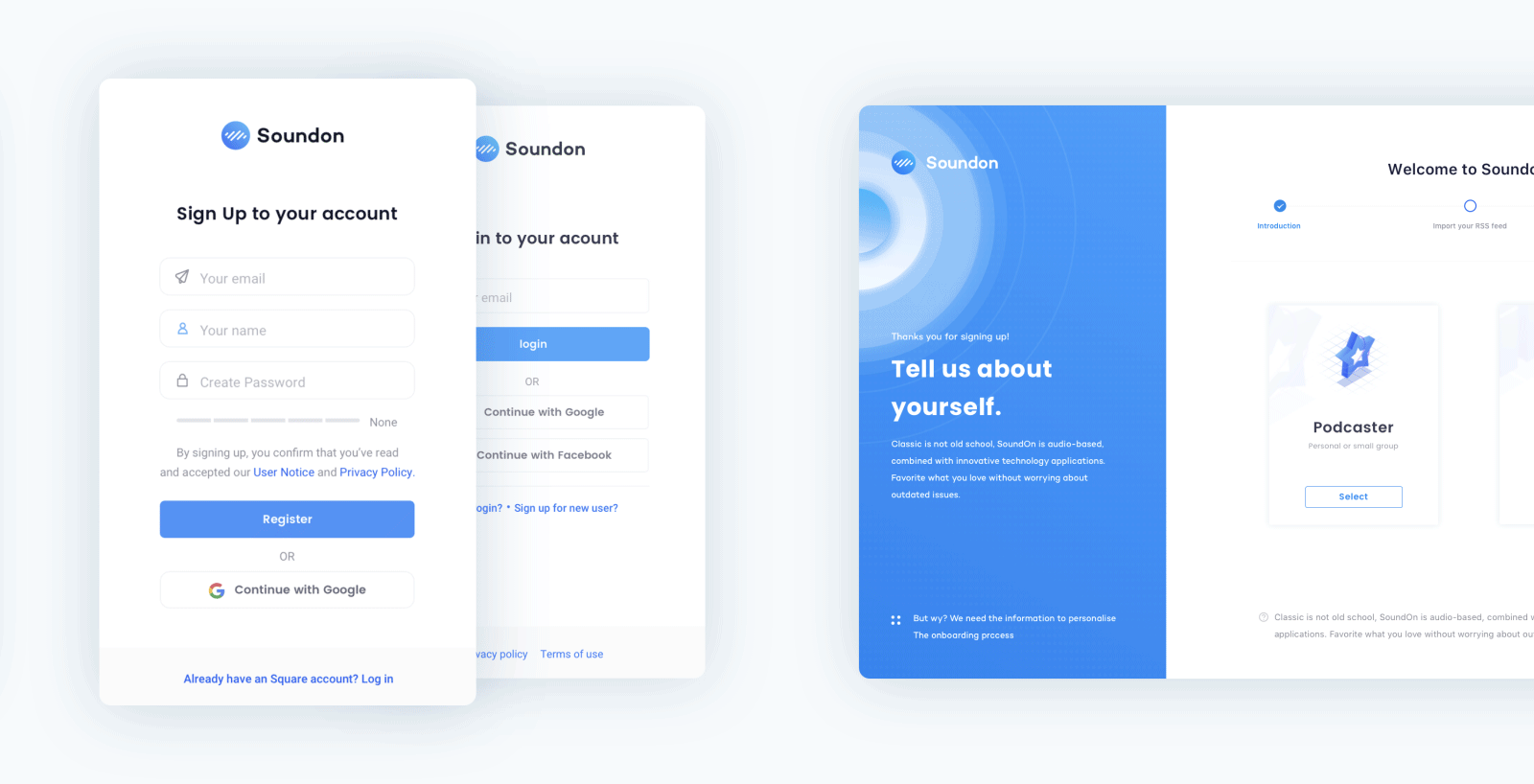 海外项目 Soundon Podcast Dashboard UI/UX Design(图ZMTk5NDIyMjU2) - 交互/UE - 站酷设计师Ivan郑子越原创素材 - 站酷ZCOOL
