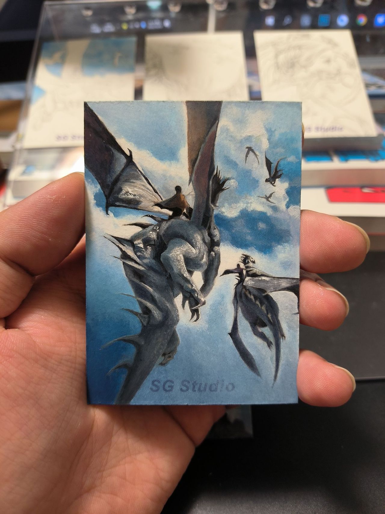 手绘卡盲盒,山鬼工作室-盲盒系列1,个人第6张作品