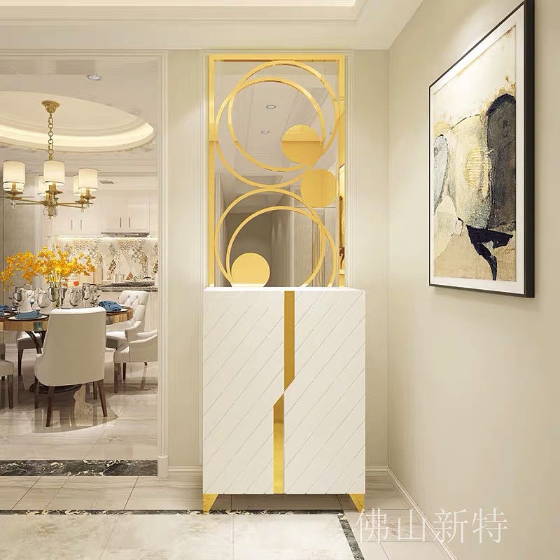 欧式家居镜光金色铝雕刻镂空屏风实例图（图ZMjA3MzI5Mjk2） - 其他工业/产品 - 站酷设计师Z43926661原创素材 - 站酷ZCOOL