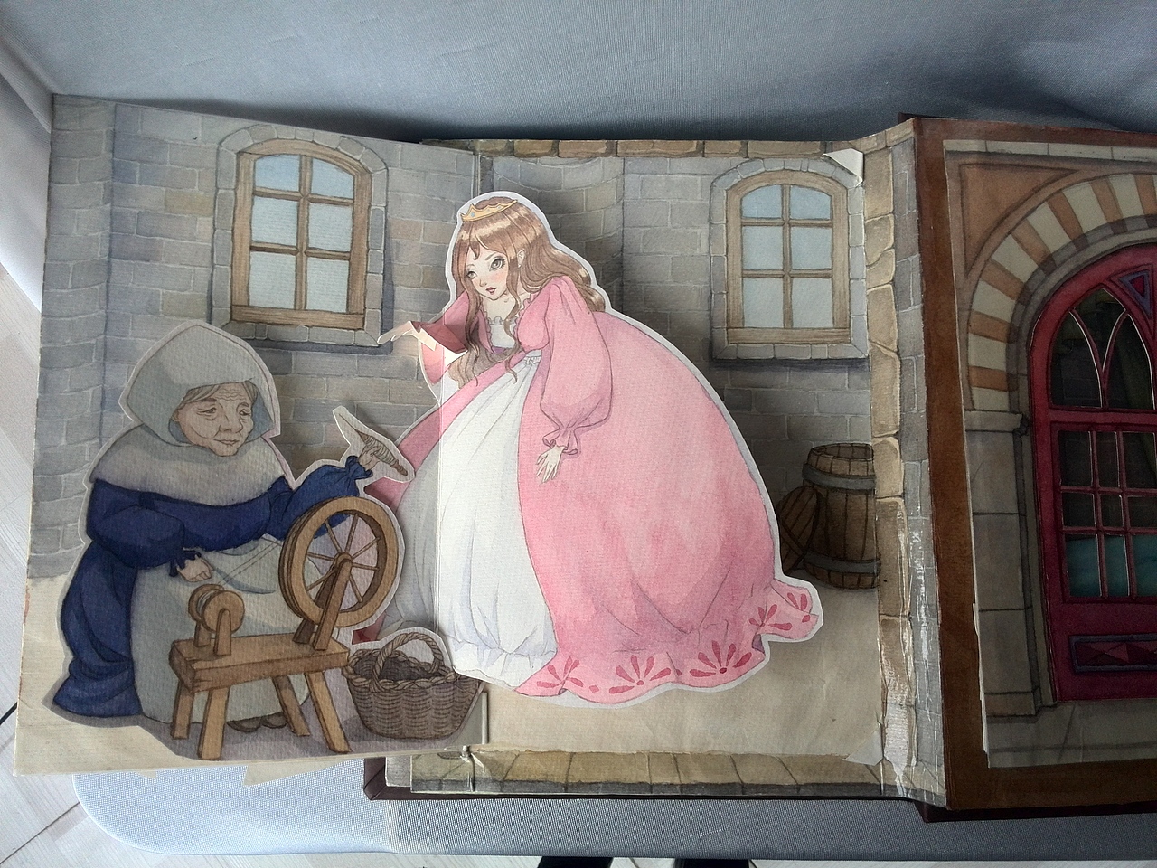 《睡美人》立体绘本（图ZMTAxNjMzMTQw） - 绘本 - 站酷设计师夜诗吟原创素材 - 站酷ZCOOL