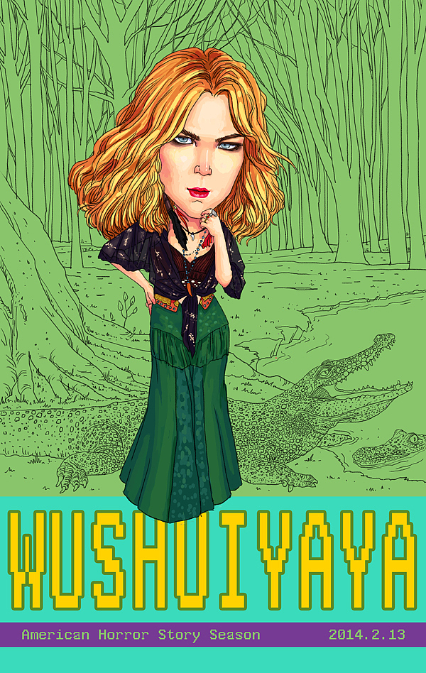 美國怪譚（圖ZMTQwNTc5NzY=） - 商業(yè)插畫 - 站酷設(shè)計(jì)師污水伢伢原創(chuàng)素材 - 站酷ZCOOL