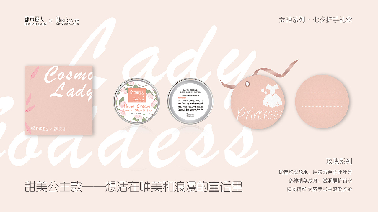 都市丽人×BEICARE联名 / 七夕手霜定制礼盒 *15p