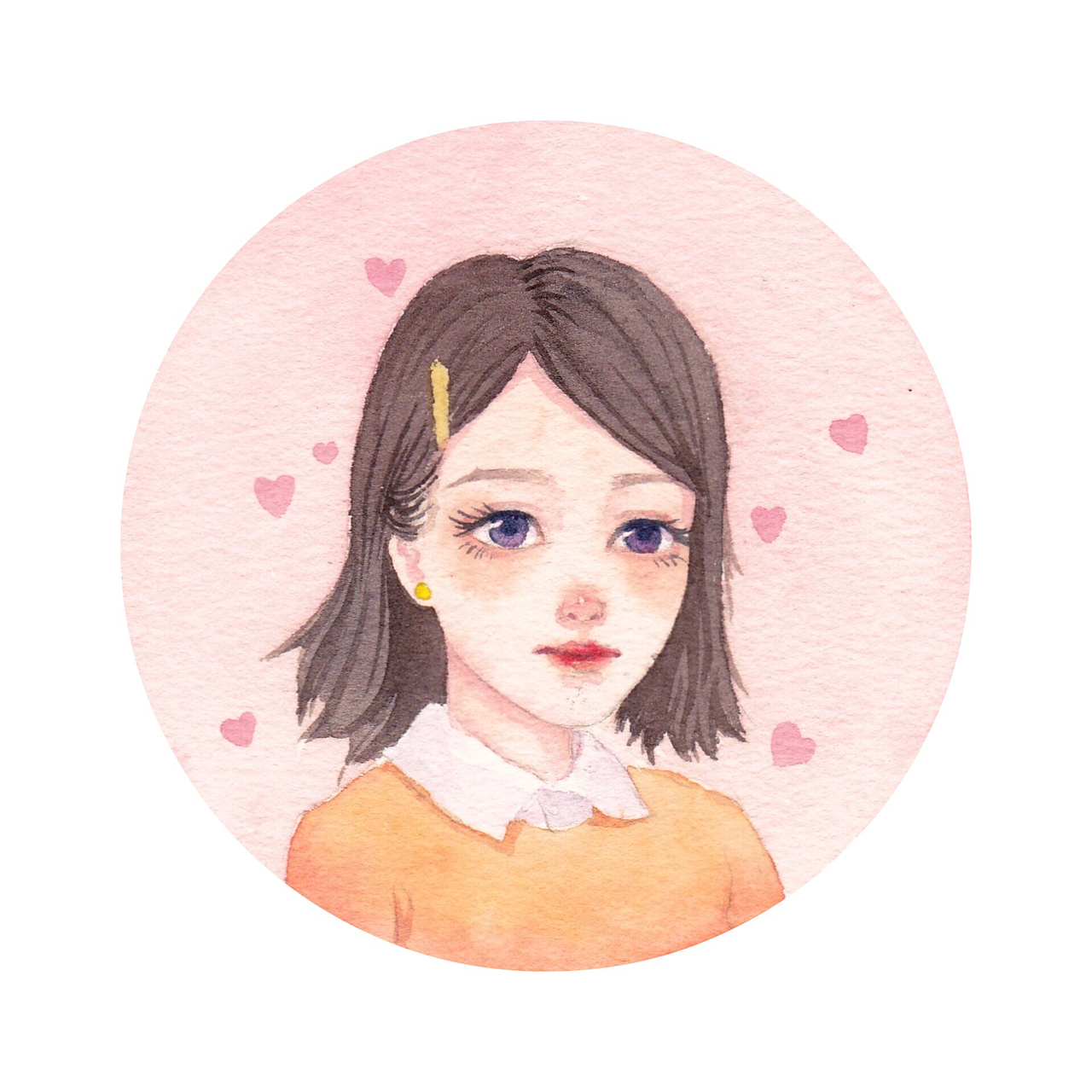 水彩小头像练习