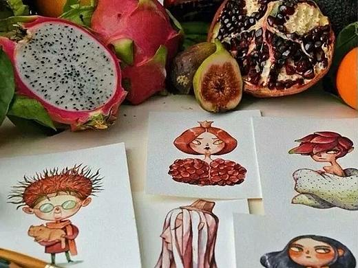 Marija Tiurina丨萌趣水果插画