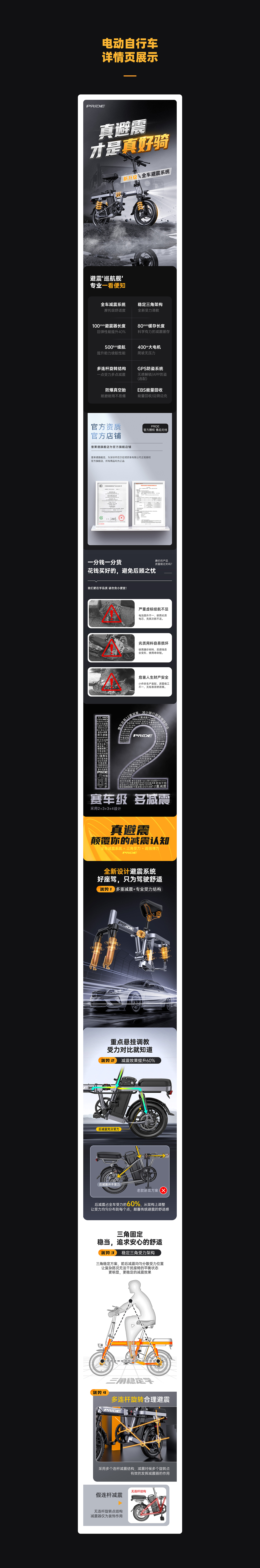 电动自行车详情页