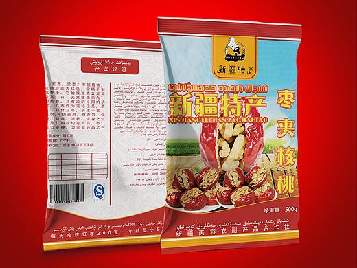 枣夹核桃包装设计