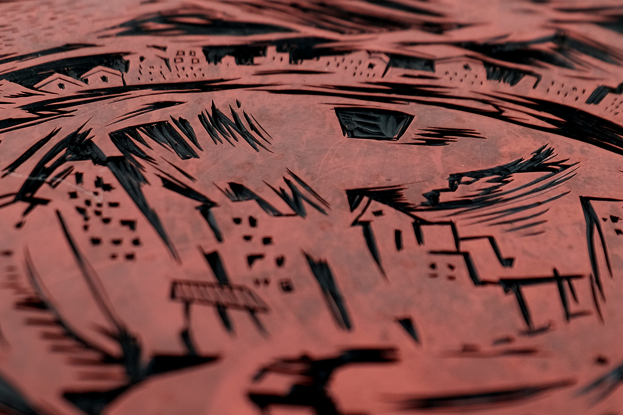 Sweet Sadness版画附过程~以及之前做的部分版画合集