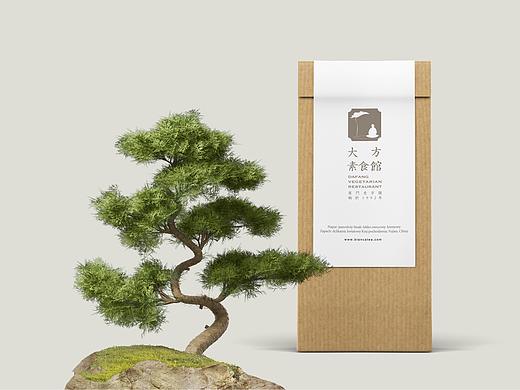 大方素食馆｜素食餐厅品牌升级