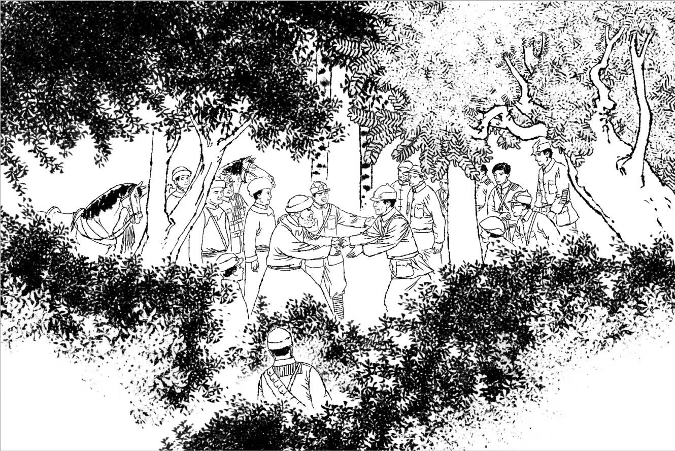 抗联写实抗战连环画,红色革命连环画,写实抗日连环画