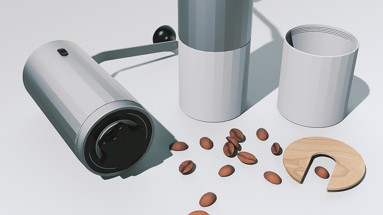 磨豆器 | 感官設(shè)計(jì)（圖ZMjAzMzY1NTQ0） - 生活用品 - 站酷設(shè)計(jì)師晚飯不能吃太飽原創(chuàng)素材 - 站酷ZCOOL