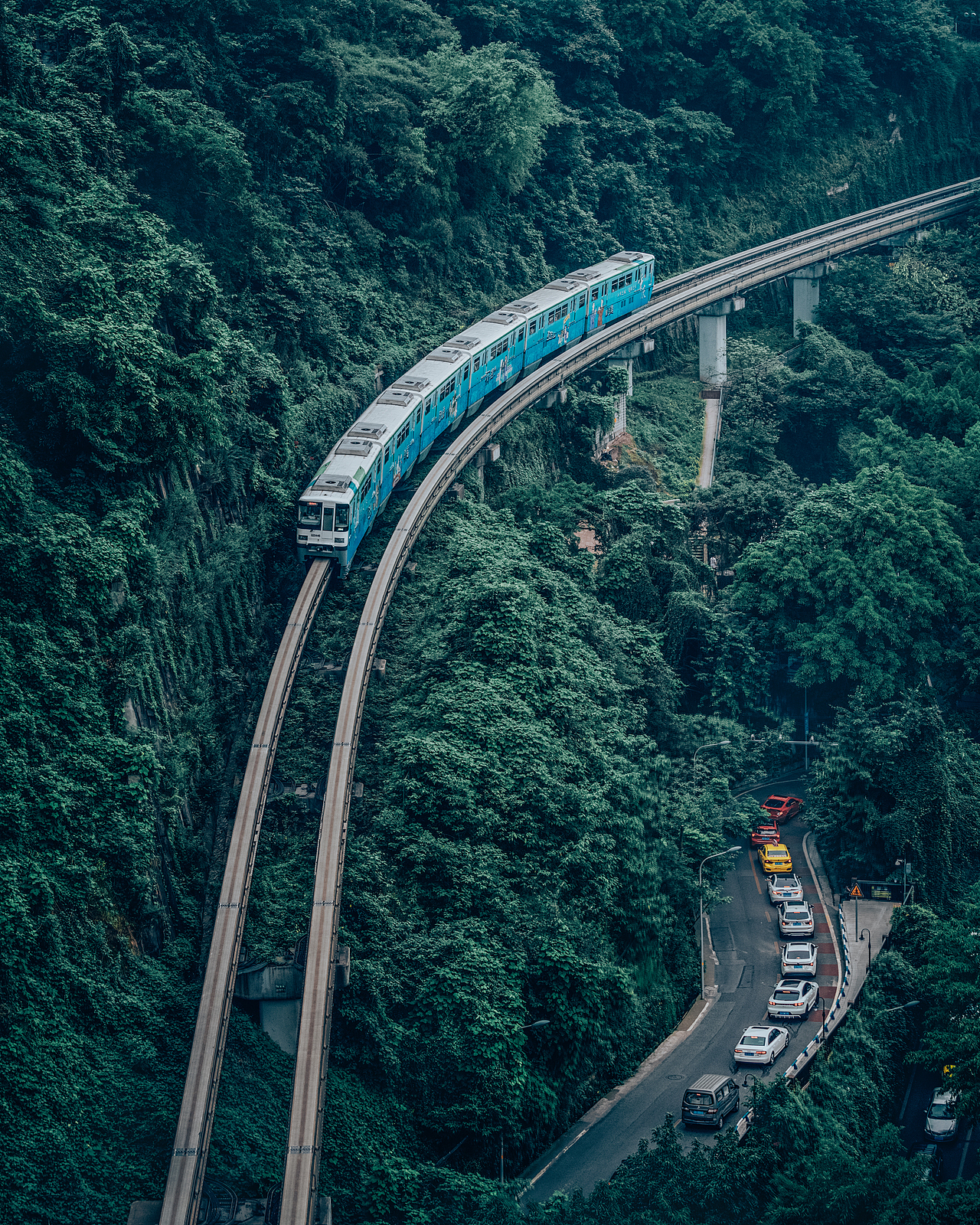 山林之上