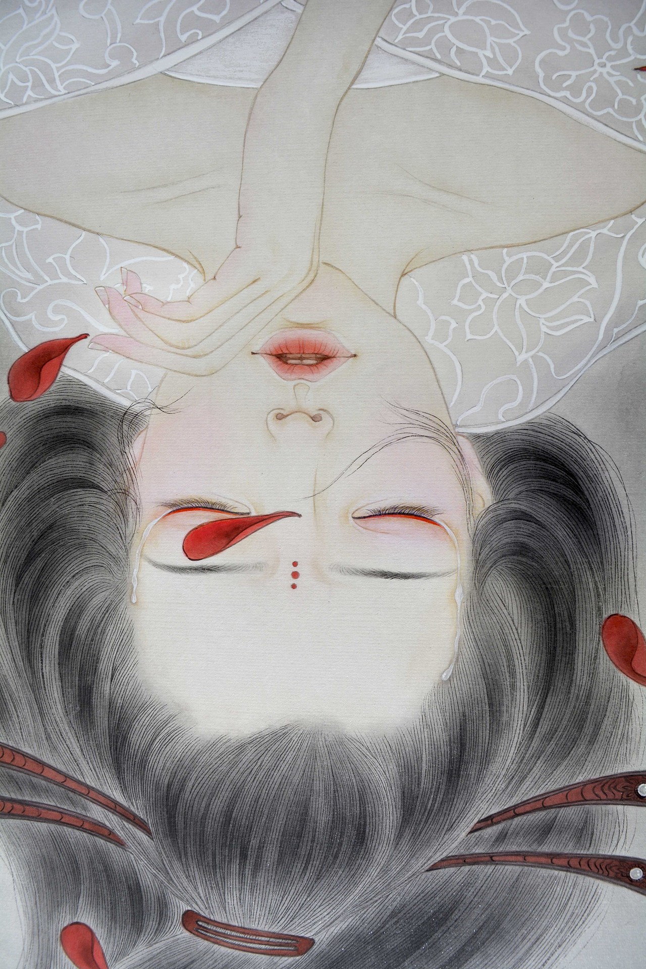 聊斋系列之聂小倩（图ZOTI4MDYyNzI=） - 绘画 - 站酷设计师ruby可可原创素材 - 站酷ZCOOL