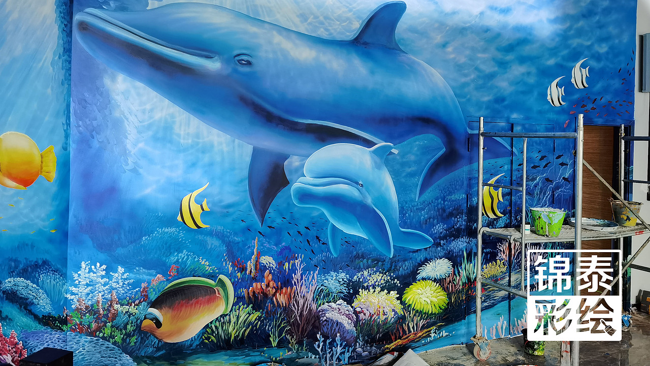 3D彩绘/3d手绘墙绘墙画/昆明健身房3D墙体彩绘（图ZMjI2MDE2MjY0） - 其他手工艺 - 站酷设计师云南锦泰彩绘原创素材 - 站酷ZCOOL