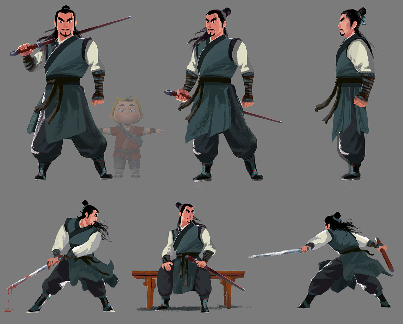 虎墩角色设定（图ZMjg3NTE2ODQ4） - 概念设定 - 站酷设计师珍妮玛黛晋原创素材 - 站酷ZCOOL