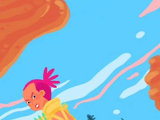 地铁与梦16（个人主页-ZNDkzNTY0MDQ=） - 新锐潮流插画 - 站酷设计师一切太了原创素材 - 站酷ZCOOL