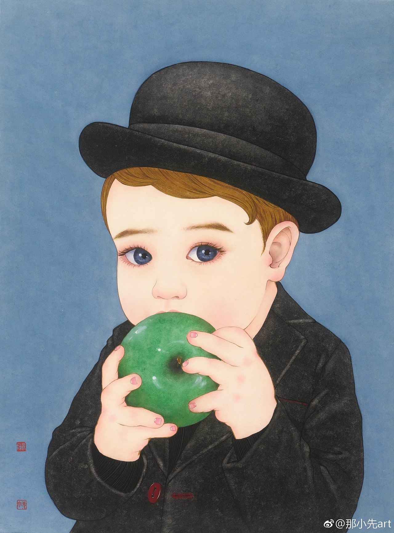 吃苹果的马格里特