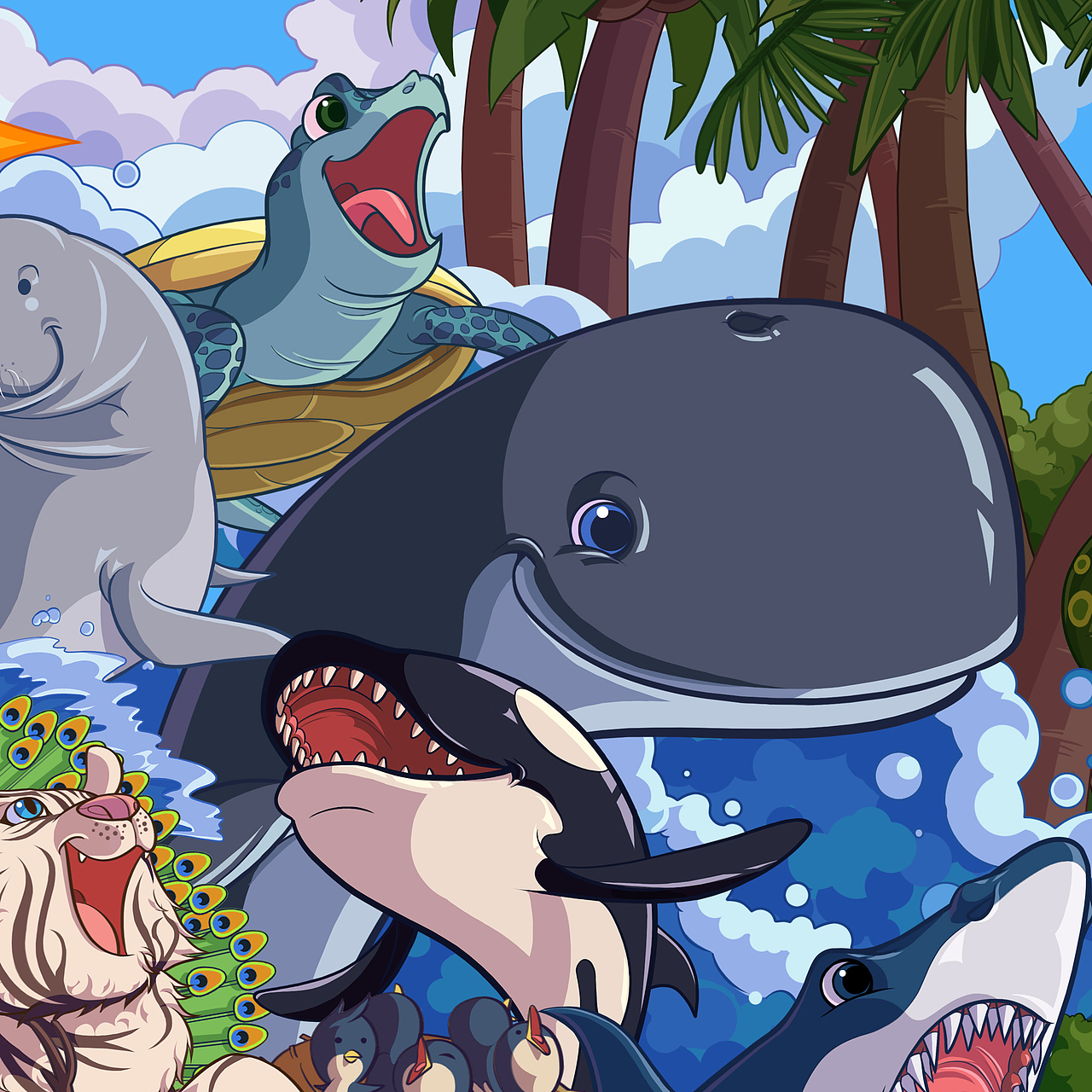 海洋.陆地.自然