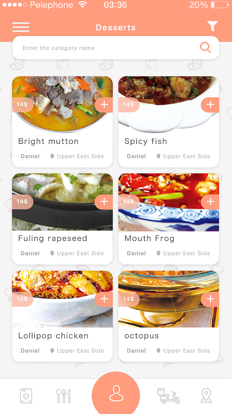 美食app（图ZMTE0NzExMzgw） - APP界面 - 站酷设计师澜雨宸原创素材 - 站酷ZCOOL