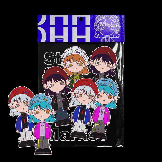 一组早期图,她的名字叫OHH（图ZMzM2MTUyNTQw） - IP形象 - 站酷设计师CRIGRAN原创素材 - 站酷ZCOOL