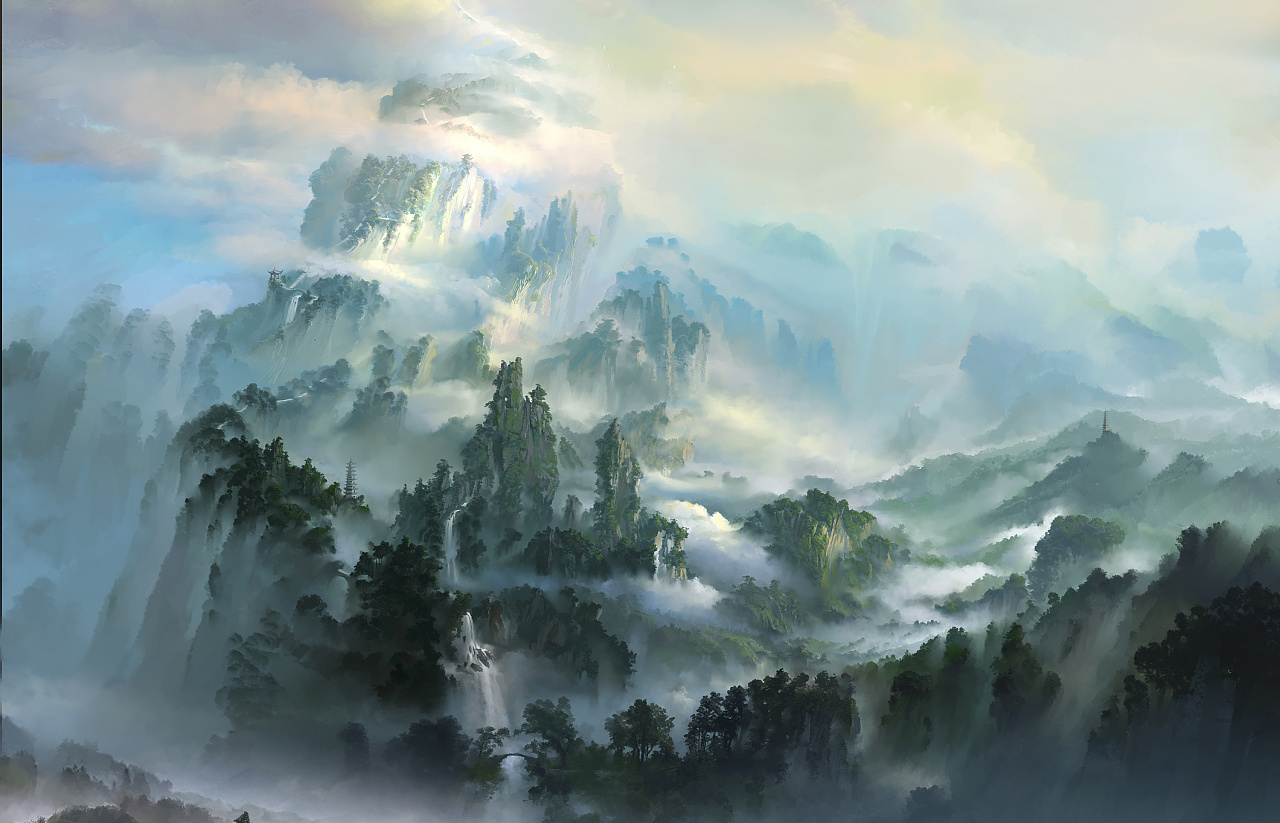天龙山|插画|概念设定|laozhaoto - 原创作品 - 站酷 (zcool)