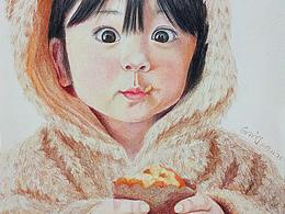 彩鉛創(chuàng)作 一位可愛的小男孩叫Atayo