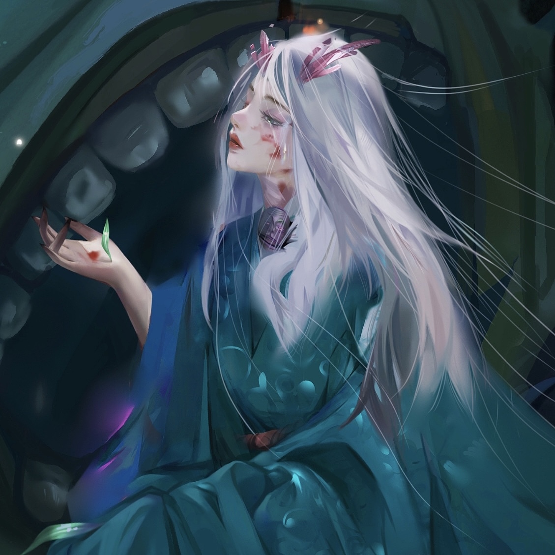 原创插画 傩女秘境（图ZMzQzMjk0MjUy） - 概念设定 - 站酷设计师Z335697956原创素材 - 站酷ZCOOL