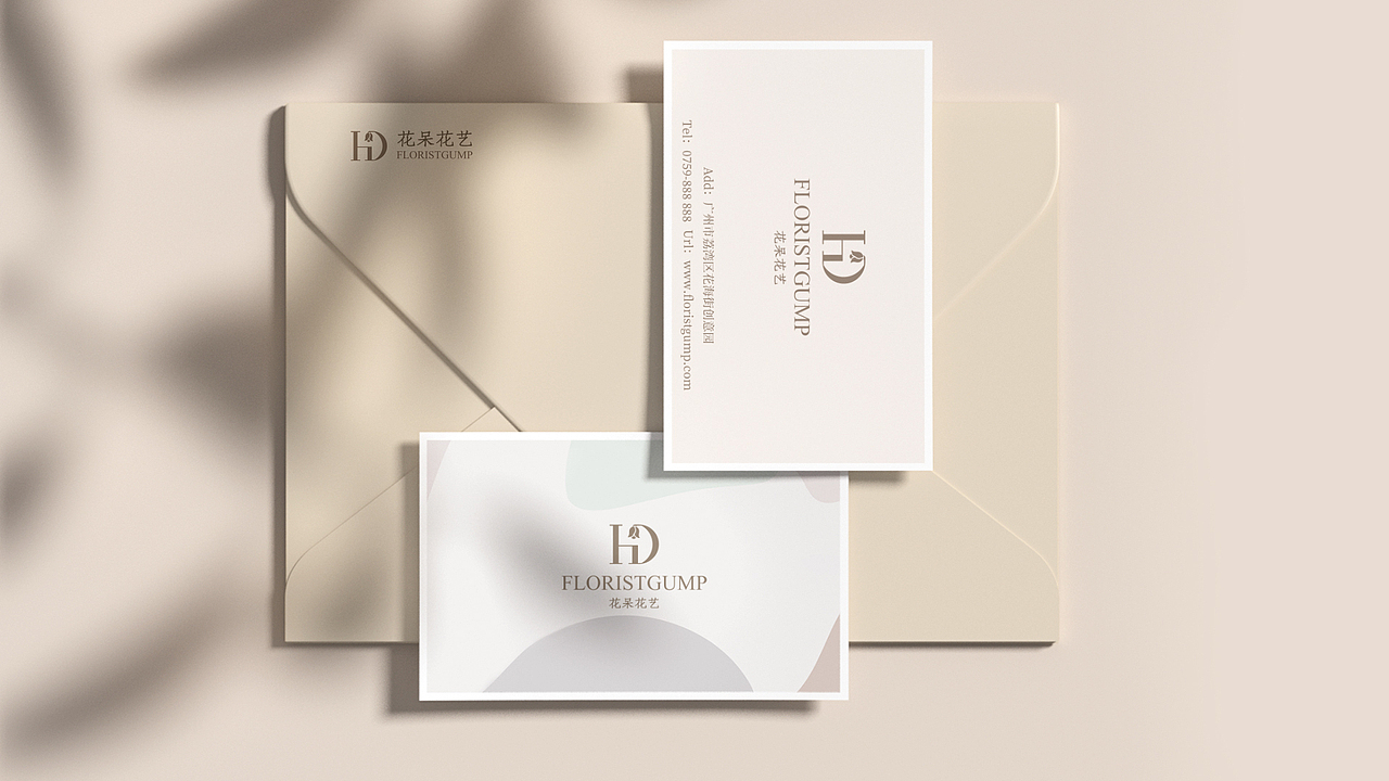 FLORISTGUMP 花艺品牌logo设计