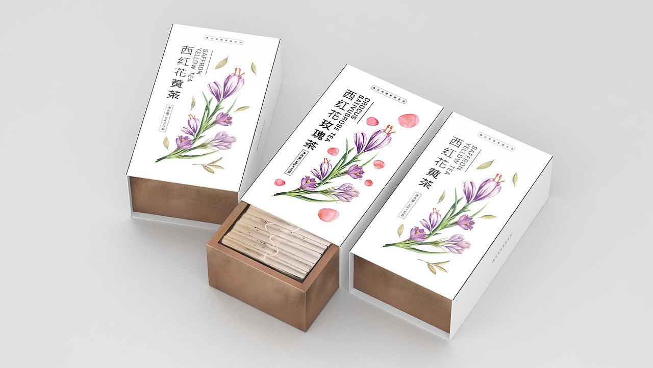 西红花茶包装