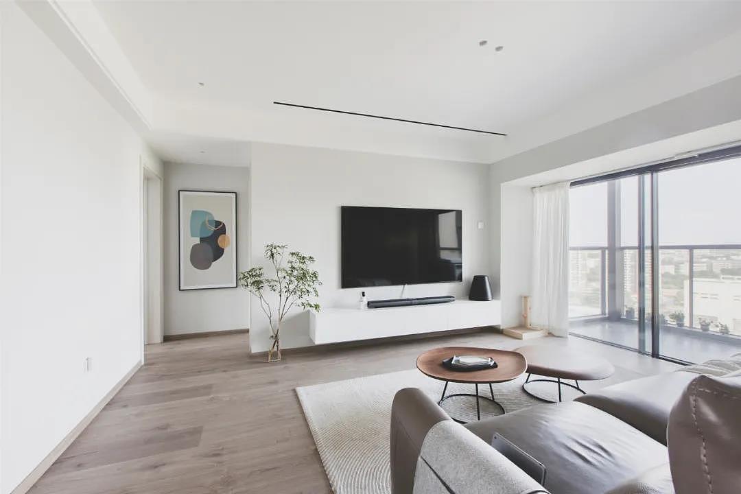 112㎡三居改四居,落地窗+半开放式书房,温馨有格调!