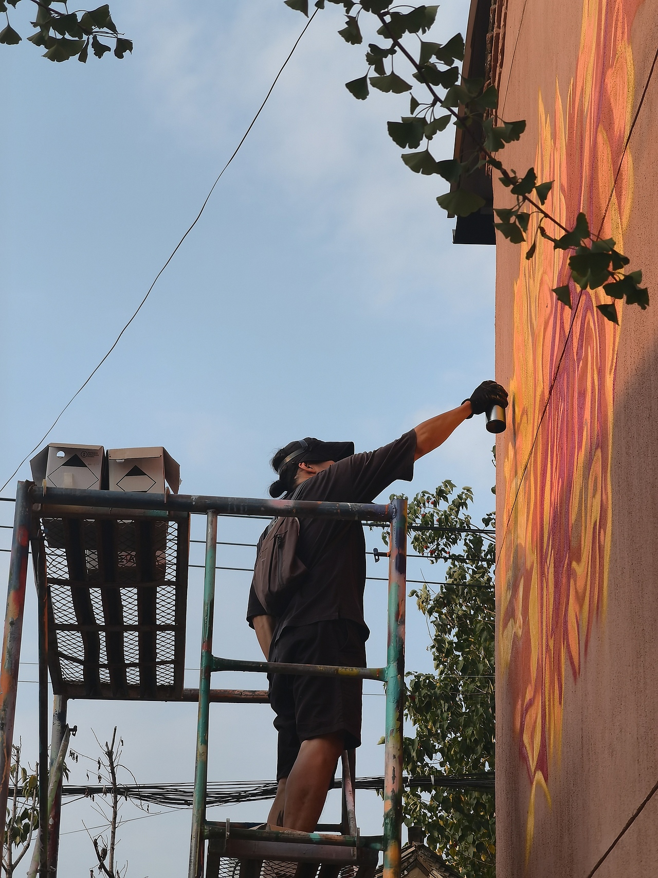 《生》西安长安区黄良村壁画