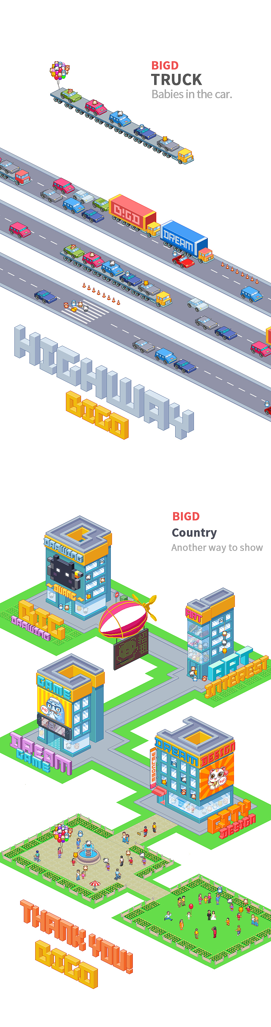 Bigd country for pixel（图ZNTMyODg0OTI=） - 商业插画 - 站酷设计师张小碗儿原创素材 - 站酷ZCOOL
