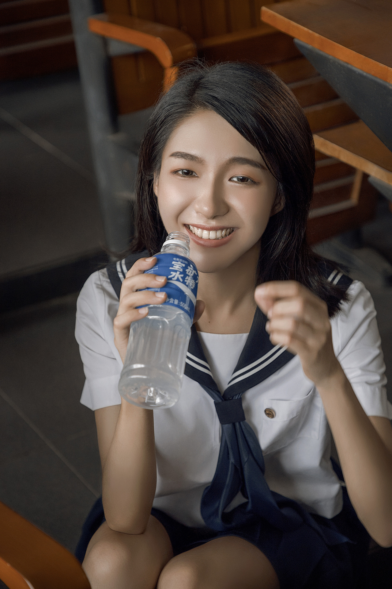 秋のひ日のキャンパス