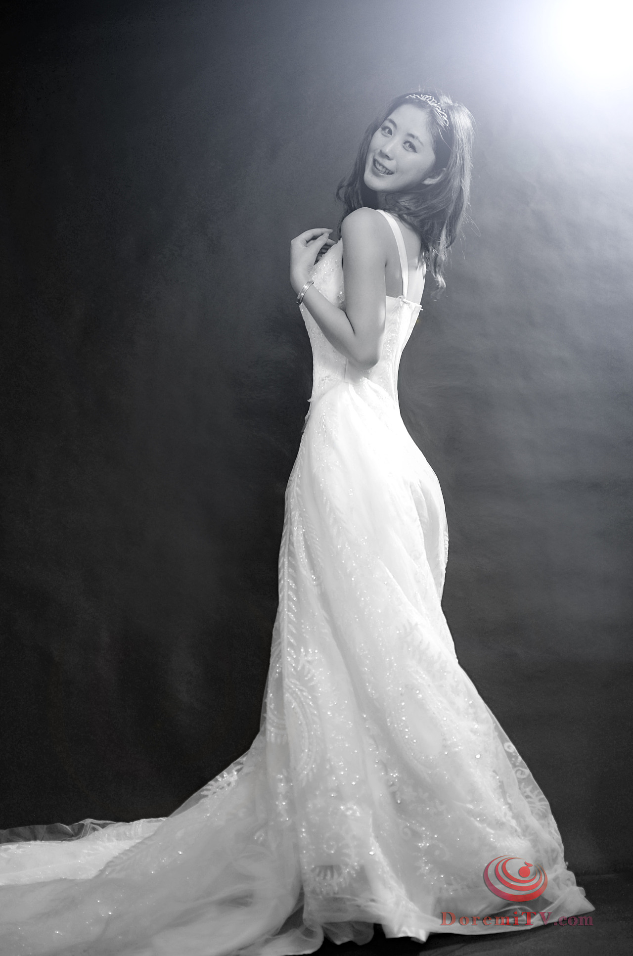 黑白婚纱