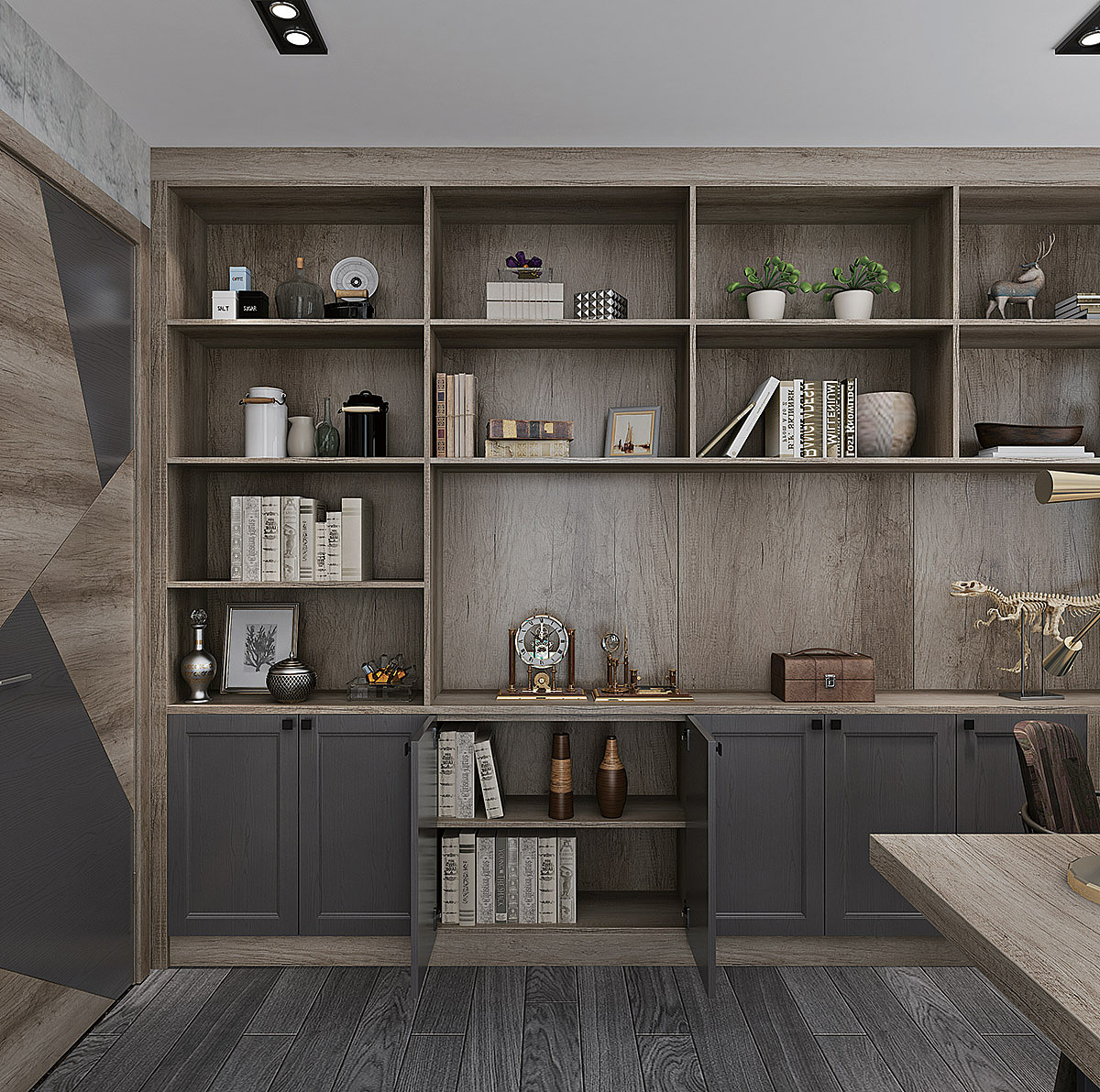 意式轻奢极简全屋定制案例赏析--高级灰系列