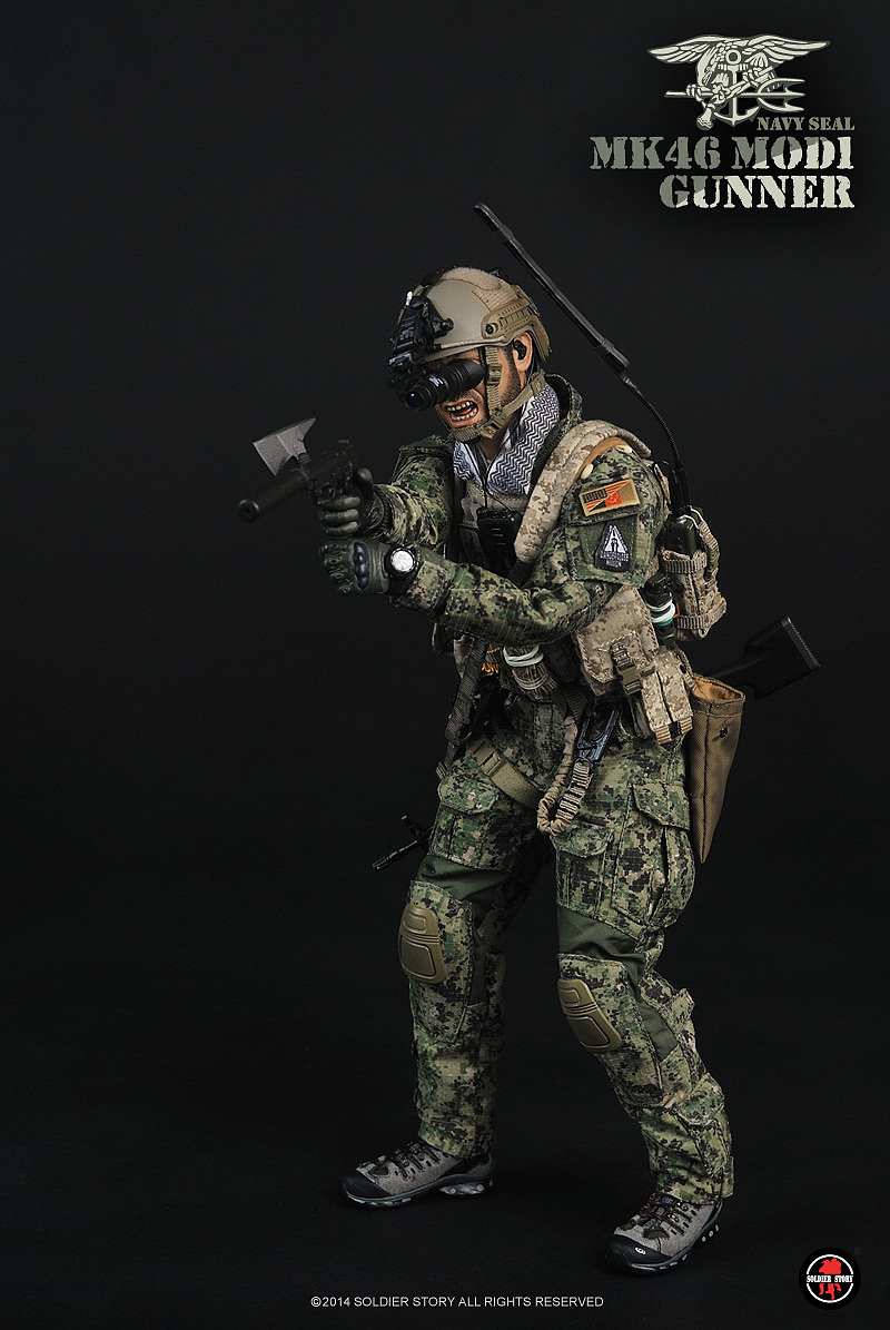 SoldierStory 美国海军海豹突击队 MK46 MOD1机鎗手（图ZMTExMDIwMTAw） - 手办/模玩 - 站酷设计师SoldierStory原创素材 - 站酷ZCOOL
