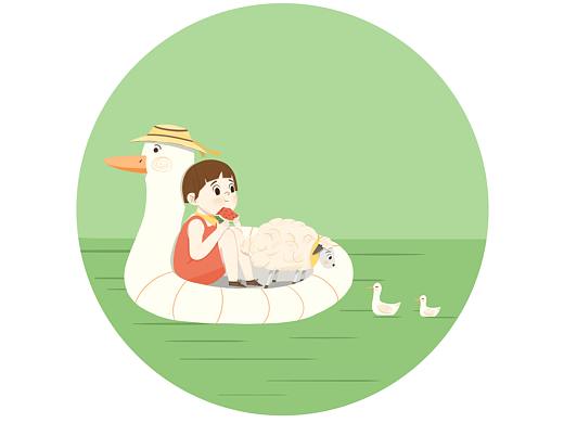 最近的人物練習（個人主頁-ZMzY4MjkyMDA=） - 兒童插畫 - 站酷設計師AmyLi風徑原創(chuàng)素材 - 站酷ZCOOL