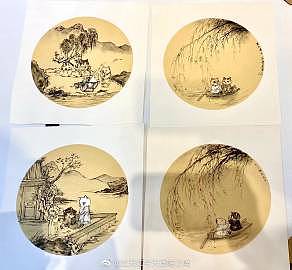 古风 猫咪 国风系列