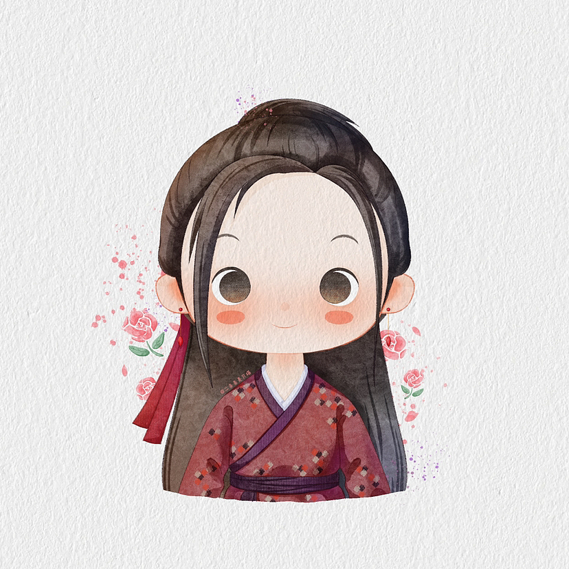 【武林外传】q版人物水彩头像