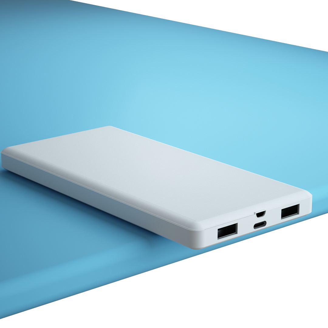 充电宝数据线建模渲染