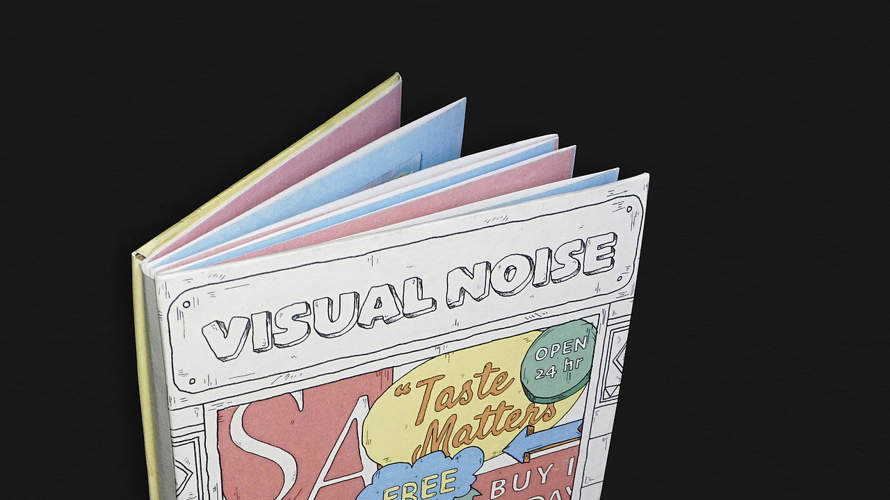 Visual Noise 视觉杂音 —— 视觉污染主题设计（图ZMjI3NDA5NTQw） - 书籍/画册 - 站酷设计师Cloz33原创素材 - 站酷ZCOOL