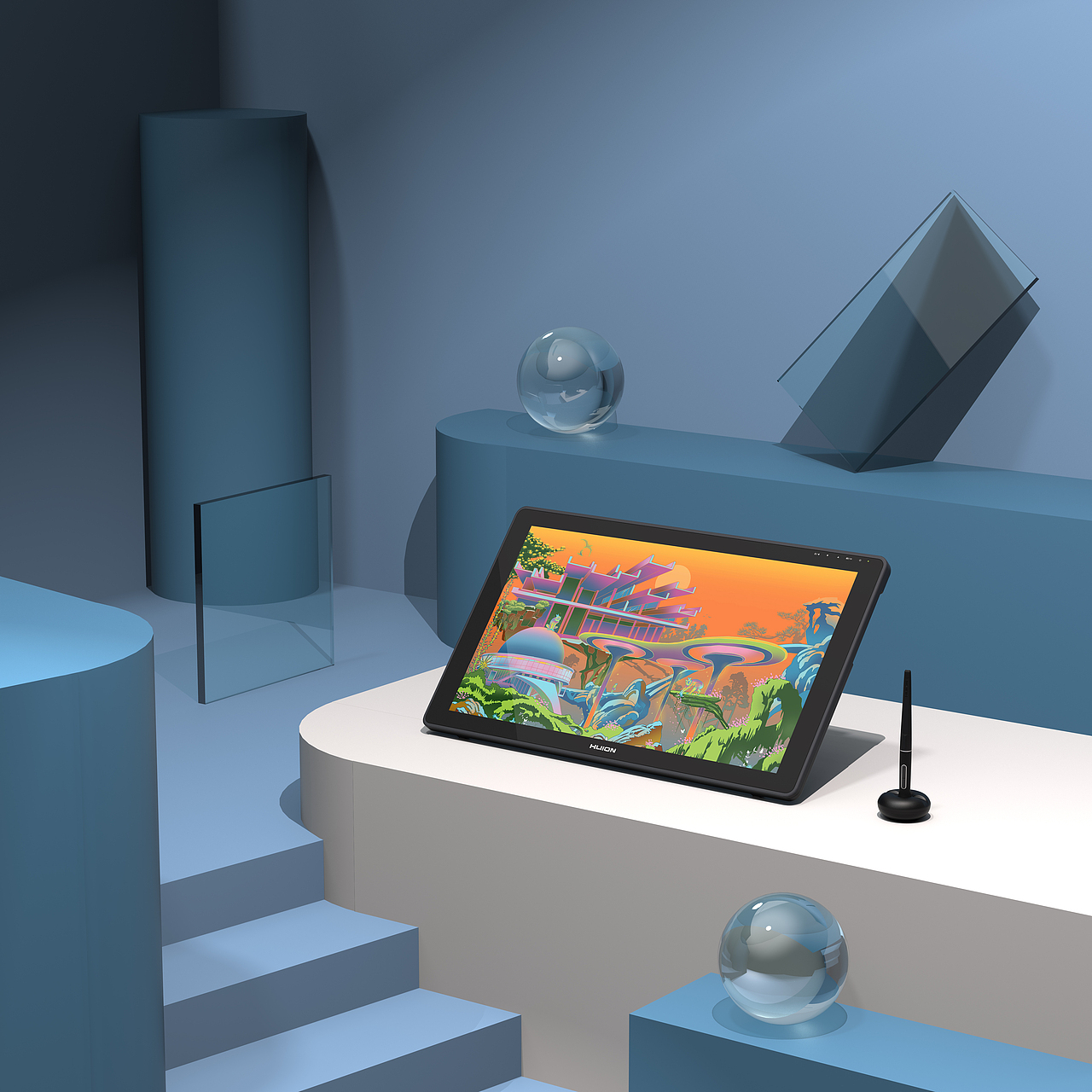 绘王 Kamvas 22 Plus（图ZMjM4MjUwNTky） - 电子产品 - 站酷设计师Carey丶勇原创素材 - 站酷ZCOOL