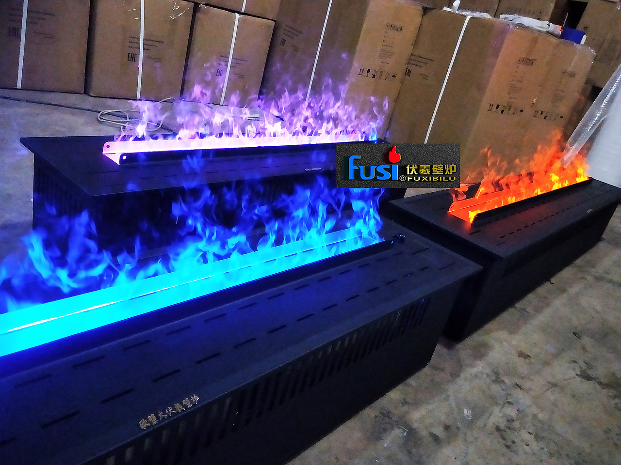 成都伏羲3d雾化壁炉 上海欧壁火3d火焰LED伏羲电壁炉