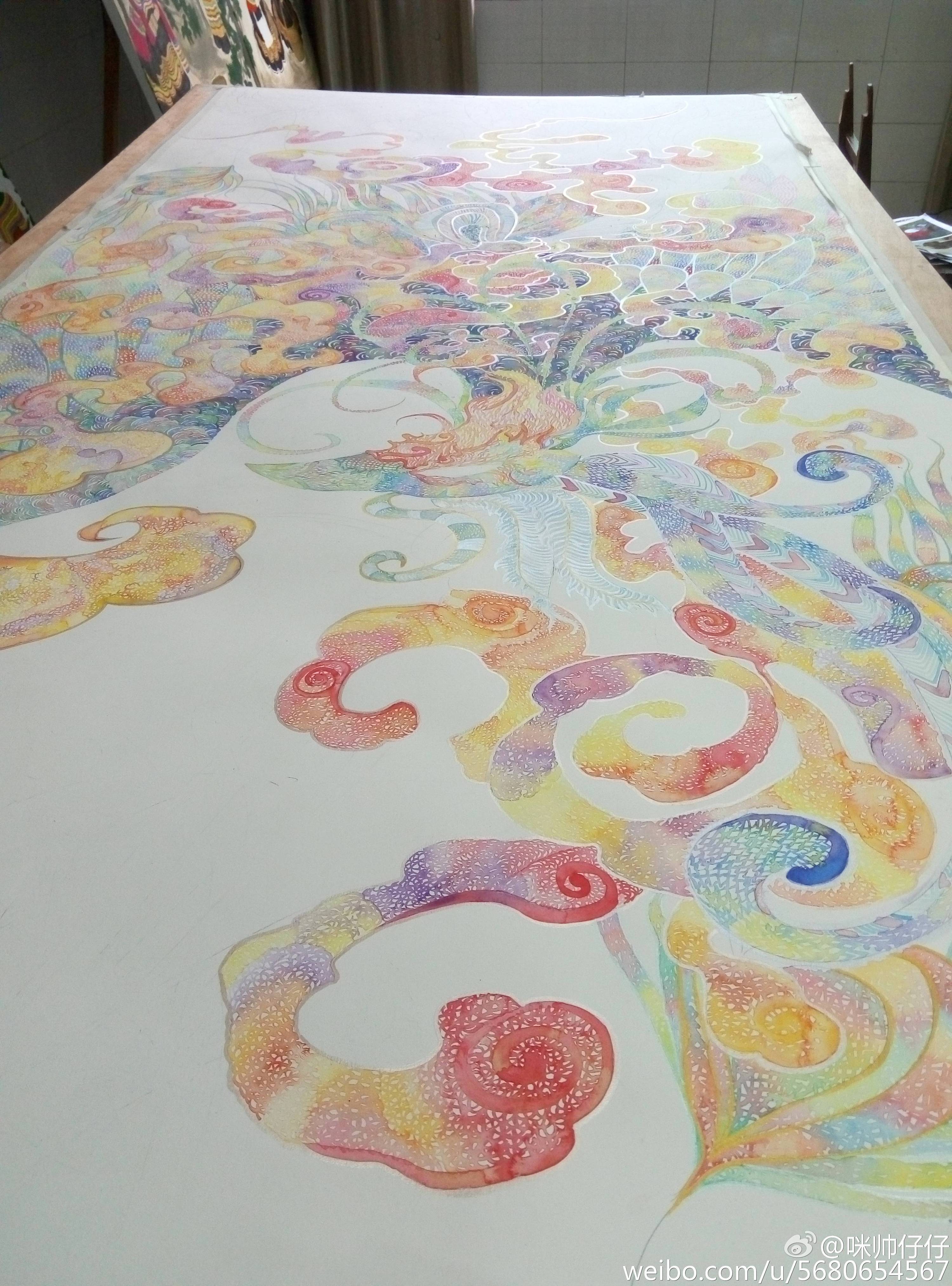 水彩创作 彩凤凰|插画|插画习作|咪帅 - 原创作品 - 站酷 (zcool)